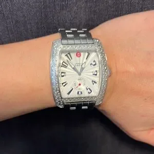 Michele Urban (Large) 1ct Diamond Watch. Michele Large Urban Diamond Model #71-2801/3801 | Metals in Time main image 2